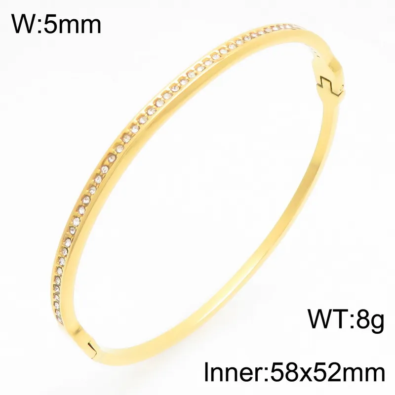Stylish and Elegant Starry Heart-Shaped Stainless Steel Bangle Jewelry