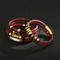 Men's Fashion Stainless Steel Metal Accessories Double-Layer Braided Leather Rope Bracelet