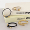 Wholesale Fashion Men's Jewelry Stainless Steel Twisted Wire Rope Open Bangle