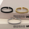 European and American Fashion Personality Stainless Steel Braided C-Shaped Open Temperament Bangle