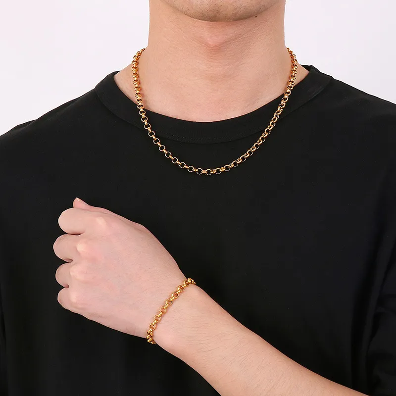Wholesale Unisex Stainless Steel Pearl Chain for DIY Projects