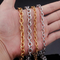 Fashion Simple O-Chain Cross Stainless Steel Necklace Pendant Accessory Chain