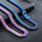 a Drop-Shipment Minimalist Jewelry Buckle Trendy European and American Hip-Hop Style Flat Snake Bone Chain Stainless Steel Necklace for Men and Women