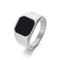 Natural Stone Lapis Lazuli Tiger Eye Black Onyx 18K Gold/Silver/Black Signet Ring