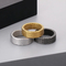 Men's Stainless Steel Jewelry Diamond Patterned Ring Suitable for Daily Wear