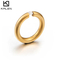 Modern Fashion Couple Round Rings in Stainless Steel with Zircon Crystals