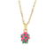 Personalized Mini Dopamine Fruit Series Necklace Dragon Cherry Stainless Steel Clavicle Chain