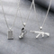 Trendy Canvas Shoes Hip Hop Nightclub Full Diamond Submachine Gun Mai Sui Wu Shi Pai Stainless Steel Men's Pendant