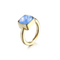 European American Fashion Multi-Color Zircon Rings - Stylish Stainless Steel Jewelry for Women Wholesale