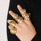 Geometric Design Glossy Finish Ring for Stylish Index Finger