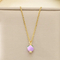 Trendy Dopamine Fruit Necklace Oil-Dripping Mangosteen Star Pendant Stainless Steel Jewelry Wholesale