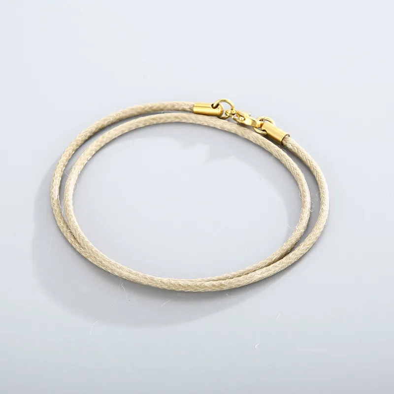 Simple and Fashionable Men's and Women's Leather Rope Single Chain with 450mm Leather Necklace Wholesale