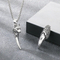 Trendy Retro Wolf Tooth Pendant, Personalized and Domineering, Blackened Eagle Claw Stainless Steel Men's Pendant