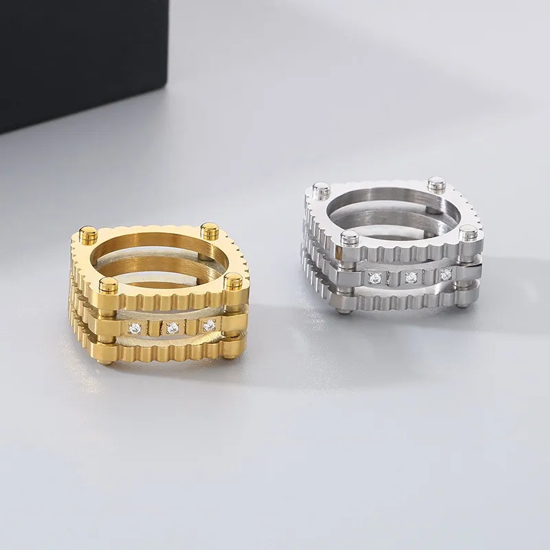 Stainless Steel Jewelry Fashion Ring Suitable for Daily Wear