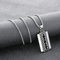 Retro Trendy Unique Rhombus Pattern Razors Stainless Steel Men's Pendant