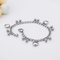 Stainless Steel Heart Element Handmade Chain Bracelet Suitable for Women's Daily Wear