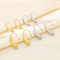 Minimalist Stainless Steel Water Drop Ear Hooks Fashion Versatile Small Earrings Wholesale