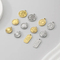 Stainless Steel Star Moon Shaped Jewelry Accessories Pendant DIY Material