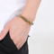 European and American Cold Style Stainless Steel Double Snake Head Bracelet Personalized Retro Trendy Jewelry for Men