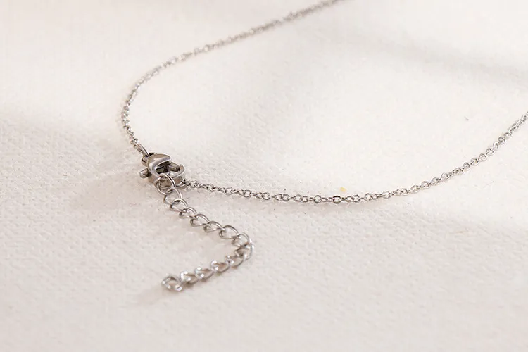 Korean Minimalist Cat Paw Print Necklace Stainless Steel Jewelry Bracelet Ring