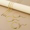 Trendy Double Chains Simple Versatile Snake Bone Bracelet Necklace Stainless Steel Men's Jewelry Set