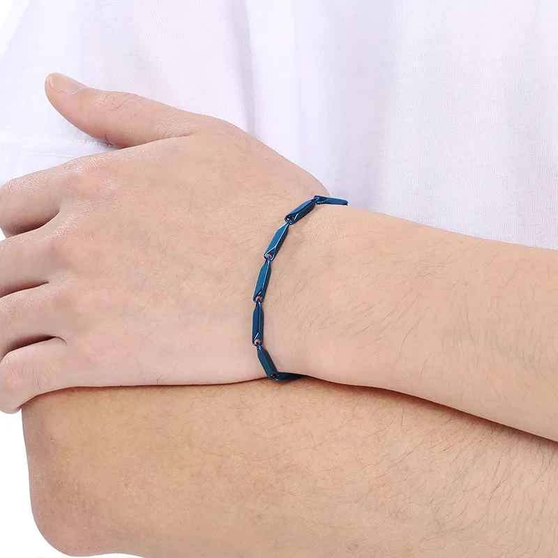 Ins European American Stainless Steel Rhombus Bracelet Minimalist Personalized Jewelry Accessories Wholesale