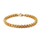 Electroplated Gold Square Pearl Shape Stainless Steel Bracelet
