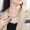 European and American Fashion Personality Stainless Steel Geometric Square Knot Jewelry Bracelet&Necklace Accessories