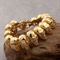 Hip-Hop Skeleton Men's Stainless Steel Bracelet Neclace Creative Polished Skull Jewelry Set