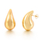 Gold Zircon Popular Daily Stainless Steel Double Gold Stud Earrings for Women