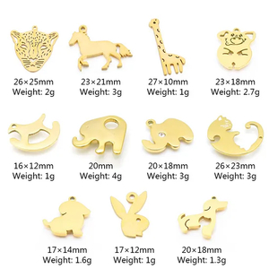 Stainless Steel Animal Series Jewelry Accessories, Personalized DIY Necklace Pendant