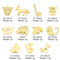 Stainless Steel Animal Series Jewelry Accessories, Personalized DIY Necklace Pendant