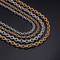 Minimalist Stainless Steel Ot Clasp Chain O-Chain Stainless Steel Bracelet Necklace Jewelry Set