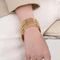 Wholesale Classic Circle Gold Plated 3mm Thin Round Hoop Stack Bangle Bracelet