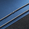 Square Pearl Chain Stainless Steel Polished Electroplated Single Chain Men's Necklace Versatile Accessory