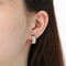 Stainless Steel Rhinestone Earrings Suitable for Daily Wear