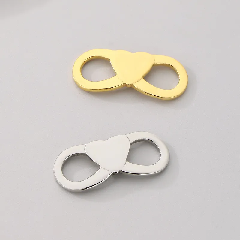 Stainless Steel Infinity Symbol Accessories DIY Love Heart Charm Jewelry Parts