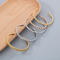 Ins Stainless Steel Textured C-Shaped Adjustable Bracelet Personality Twisted Rope Bangle Wholesale
