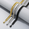 Six-Sided Milled Cuban Bracelet Necklace Fashion Stainless Steel Chain Jewelry