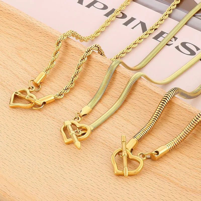 DIY Jewelry Accessories Stainless Steel Fashion Ot Buckle Splicing Chain Jewelry Buckle