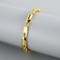 Fashion Minimalist Men's Bar Buckle Bracelet 4/6/8mm Twisted Rope Chain Jewelry Wholesale