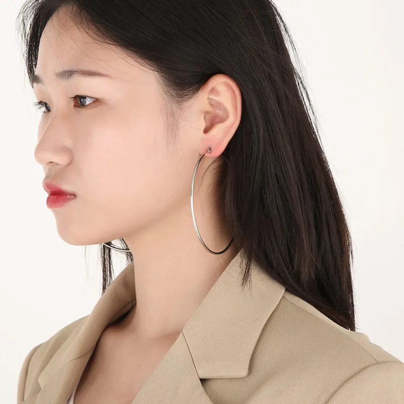 Wholesale Large Hoop Earrings: Simple and Chic Women's Jewelry