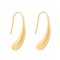 Women's Fashion Stainless Steel Earrings, High-End Design, Irregular Teardrop Stud Earrings, Versatile Geometric Earrings