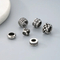 Stainless Steel Fashion Large Hole Cylindrical Positioning Bead Jewelry Accessories Bead