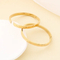Vintage Heart Shape Stainless Steel Bracelet for Women High-End Charm Luxury Jewelry Bangle