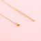 Simple 12 Zodiac Signs English Letter Necklace 18K Gold Personalized Fashion Stainless Steel Necklace Wholesale