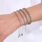 Cross-Border Versatile Vegetarian Bracelet, European and American Popular Hip-Hop Adjustable Fried Dough Twists Chain Stainless Steel Necklace