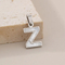 Women's Sweet White Shell English Letter Stainless Steel Pendant Jewelry