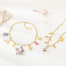 18K Gold Chain Ocean-Inspired Necklace Stainless Steel Jewelry