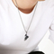 Trendy Canvas Shoes Hip Hop Nightclub Full Diamond Submachine Gun Mai Sui Wu Shi Pai Stainless Steel Men's Pendant